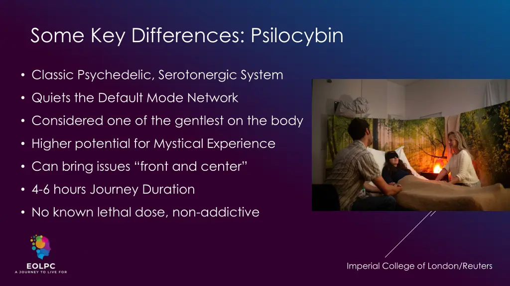 some key differences psilocybin