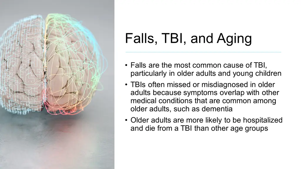 falls tbi and aging