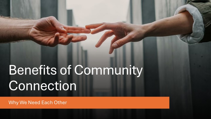 benefits of community connection