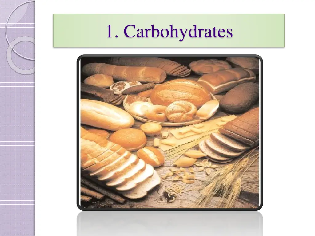 1 carbohydrates