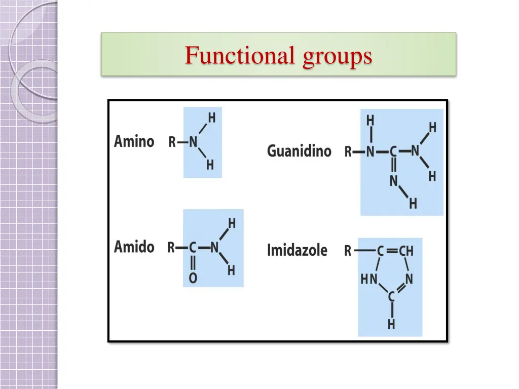 functional groups 2