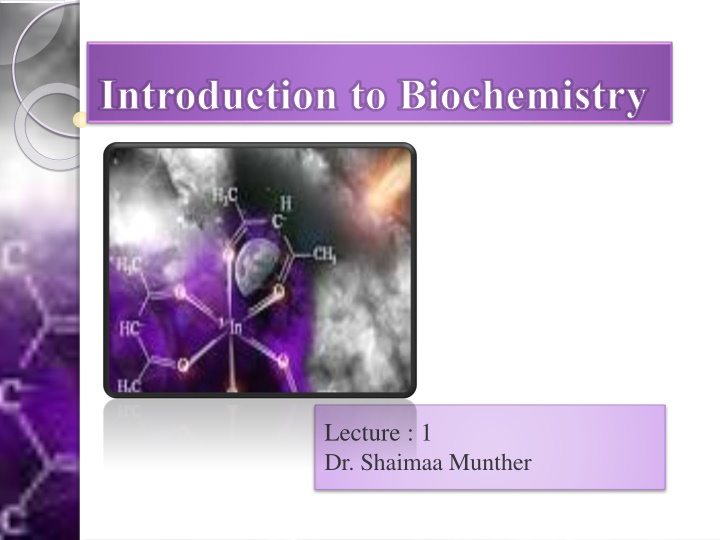 introduction to biochemistry