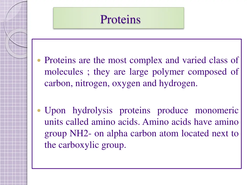 proteins