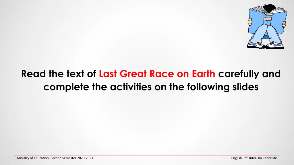 read the text of last great race on earth