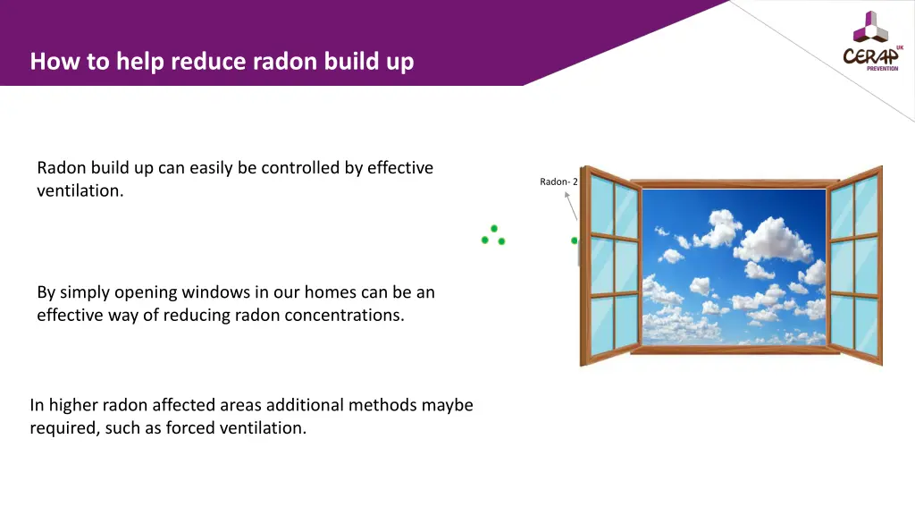 how to help reduce radon build up