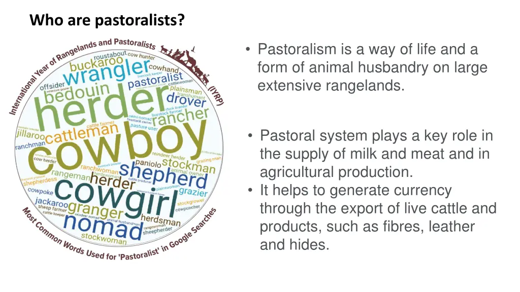 who are pastoralists