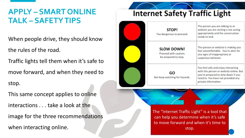 apply smart online talk safety tips