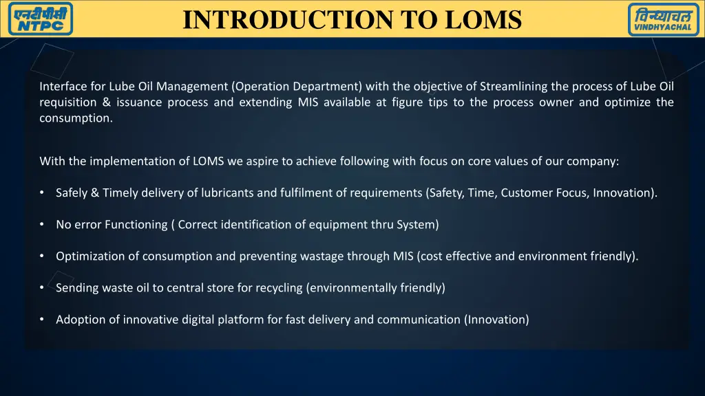 introduction to loms