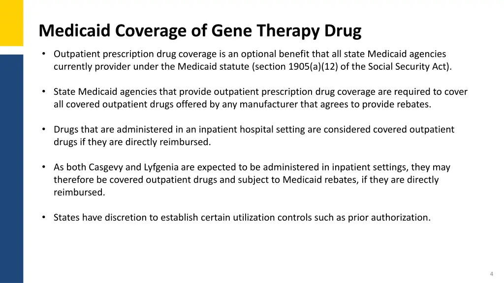 medicaid coverage of gene therapy drug