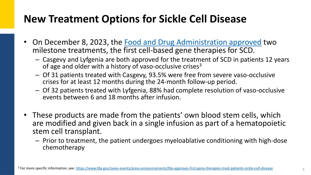 new treatment options for sickle cell disease