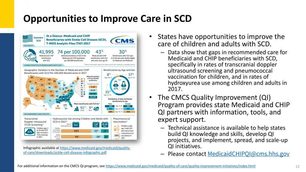 opportunities to improve care in scd