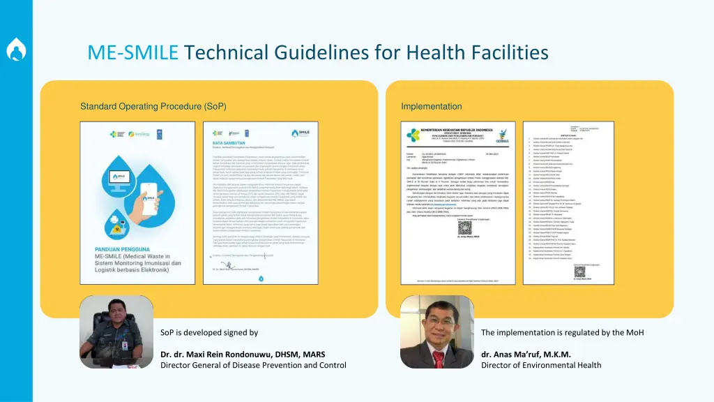 me smile technical guidelines for health