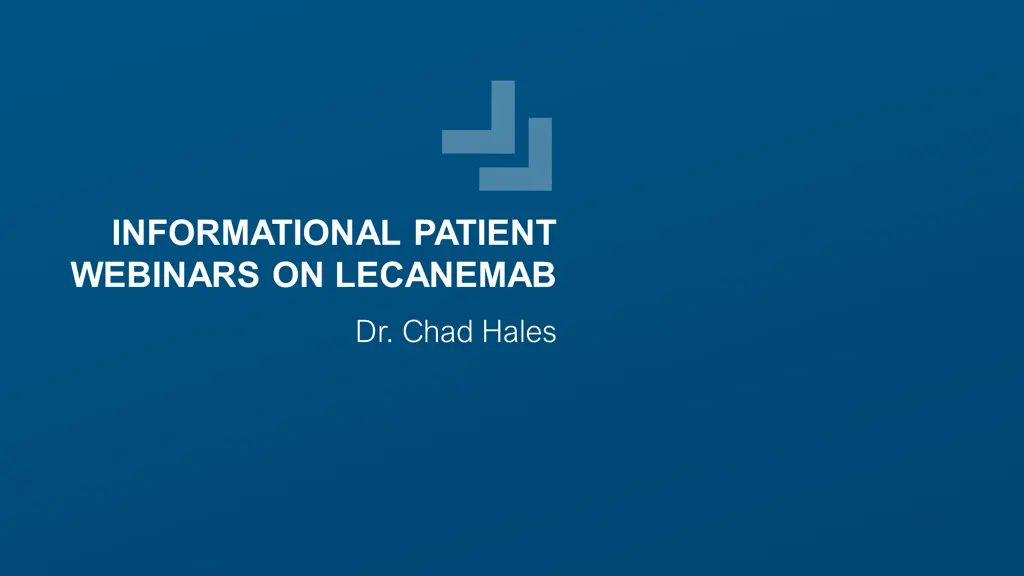 informational patient webinars on lecanemab