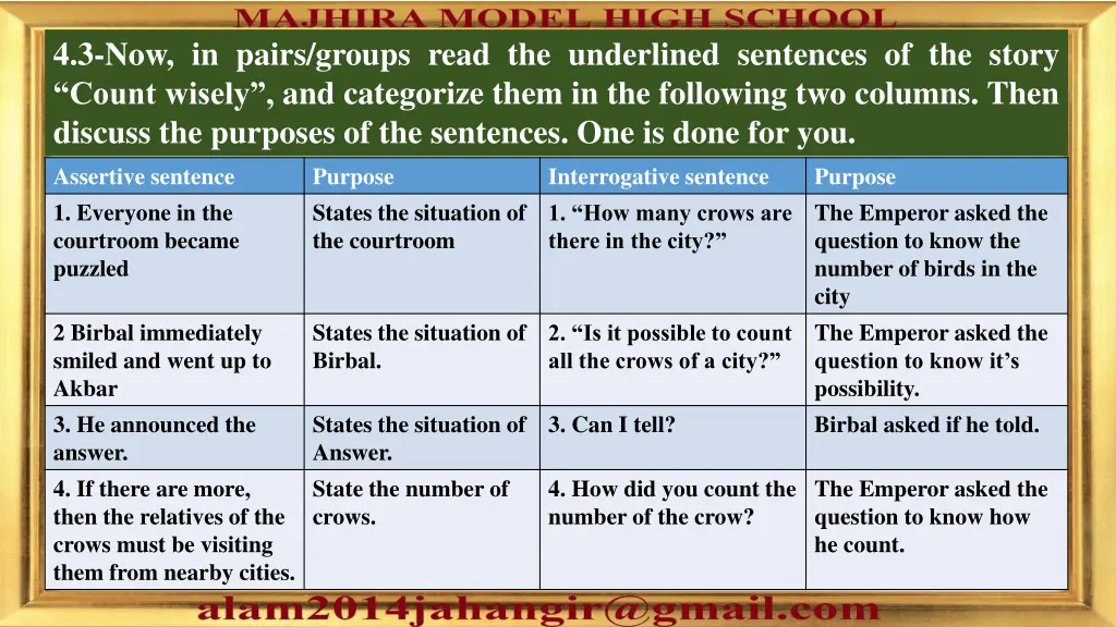 4 3 now in pairs groups read the underlined