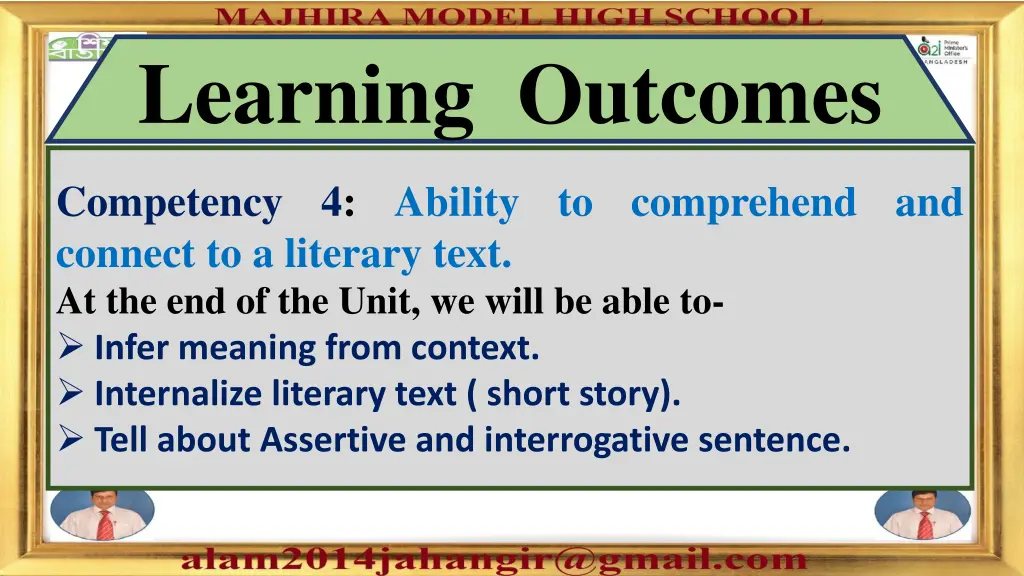 learning outcomes