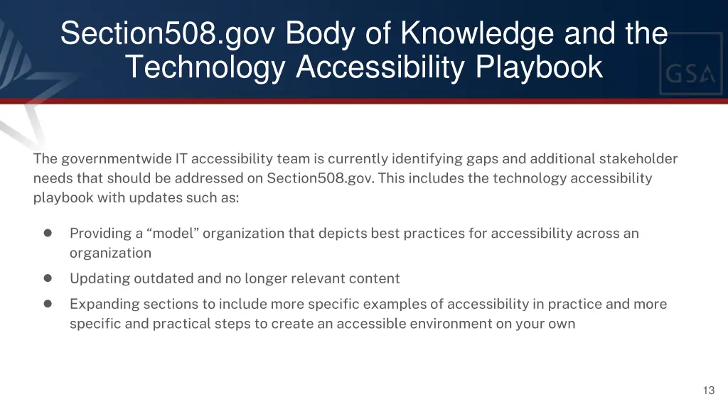 section508 gov body of knowledge