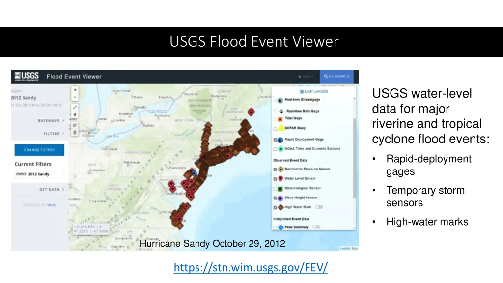 usgs flood event viewer