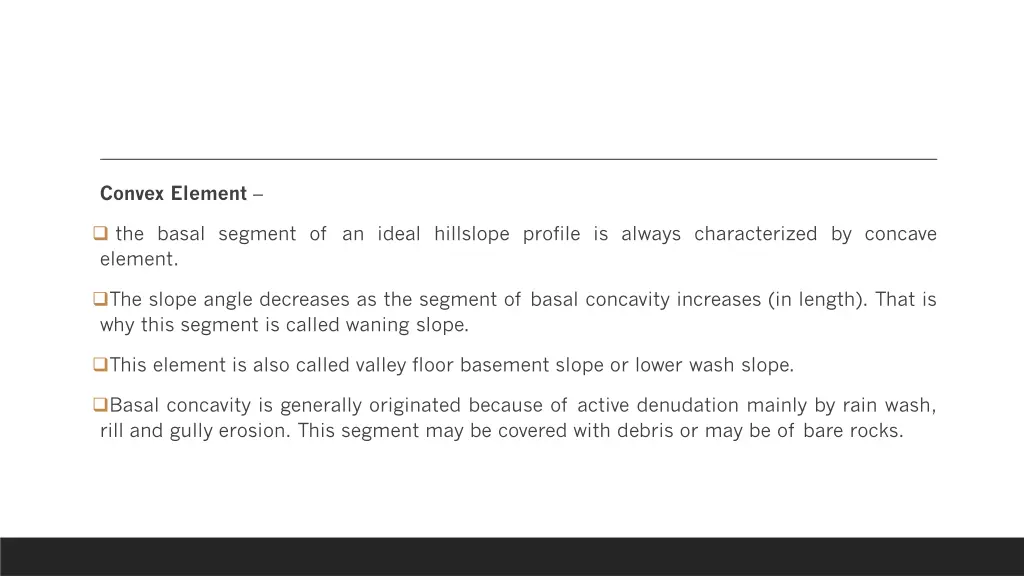 convex element