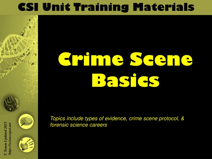 csi unit training materials