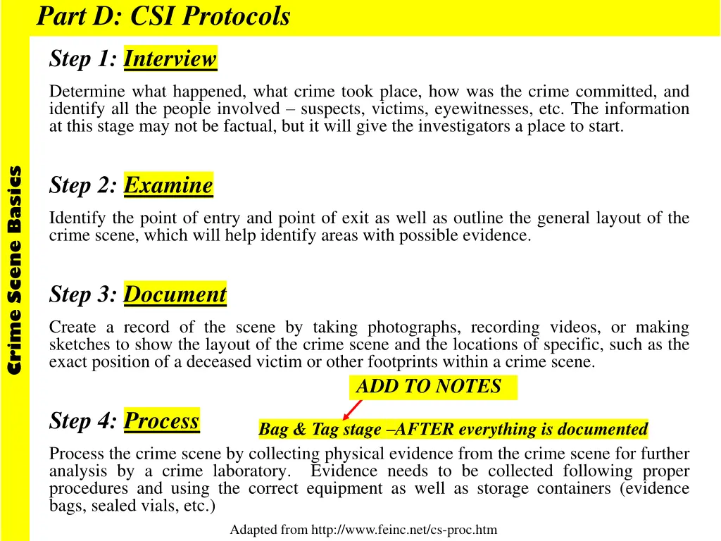 part d csi protocols