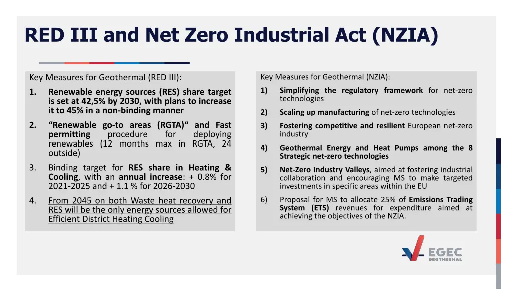 red iii and net zero industrial act nzia