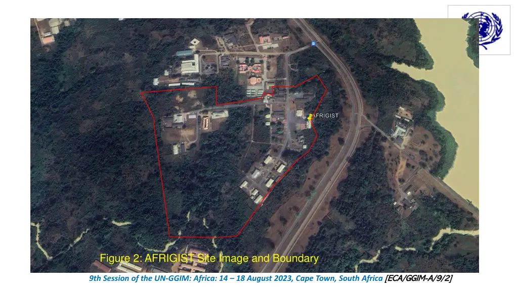 figure 2 afrigist site image and boundary