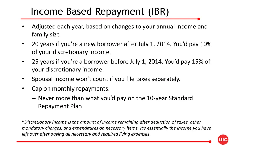 income based repayment ibr