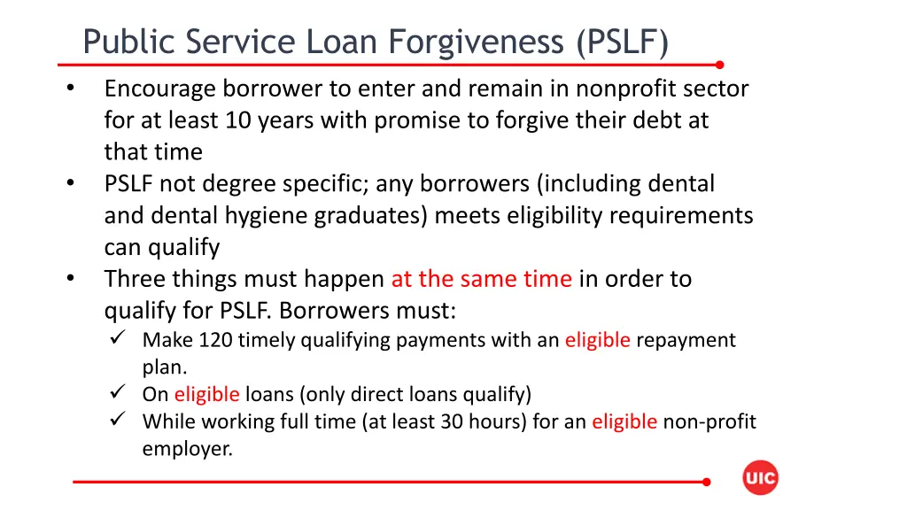 public service loan forgiveness pslf