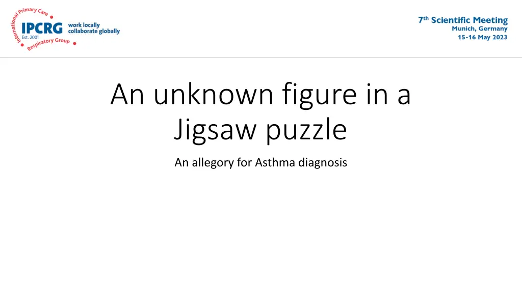 an unknown figure in a jigsaw puzzle