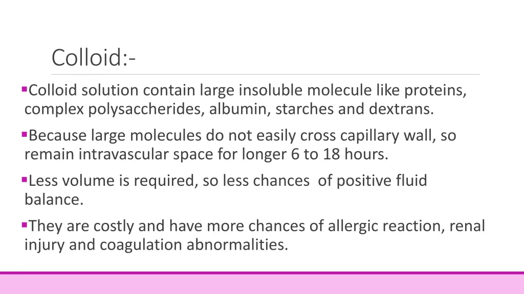 colloid colloid solution contain large insoluble