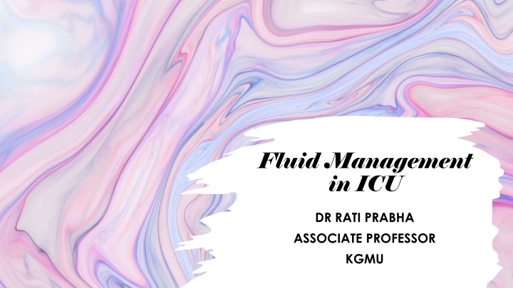 fluid management in icu