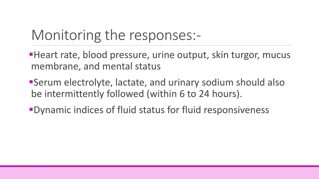 monitoring the responses heart rate blood