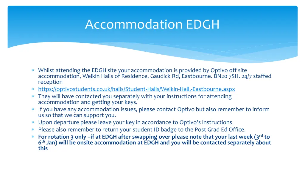 accommodation edgh