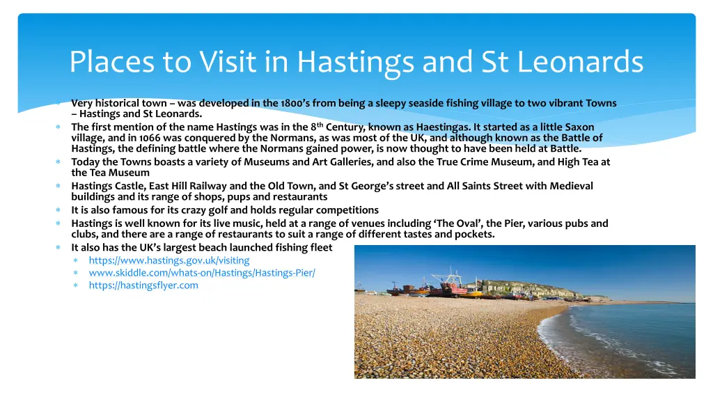 places to visit in hastings and st leonards