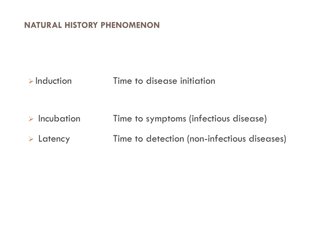 natural history phenomenon