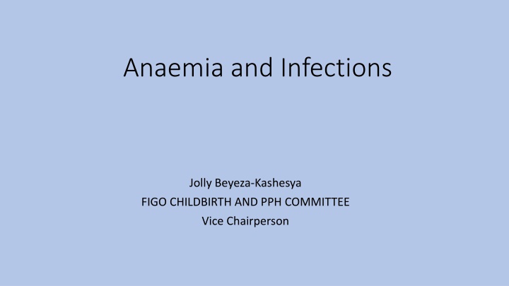 anaemia and infections