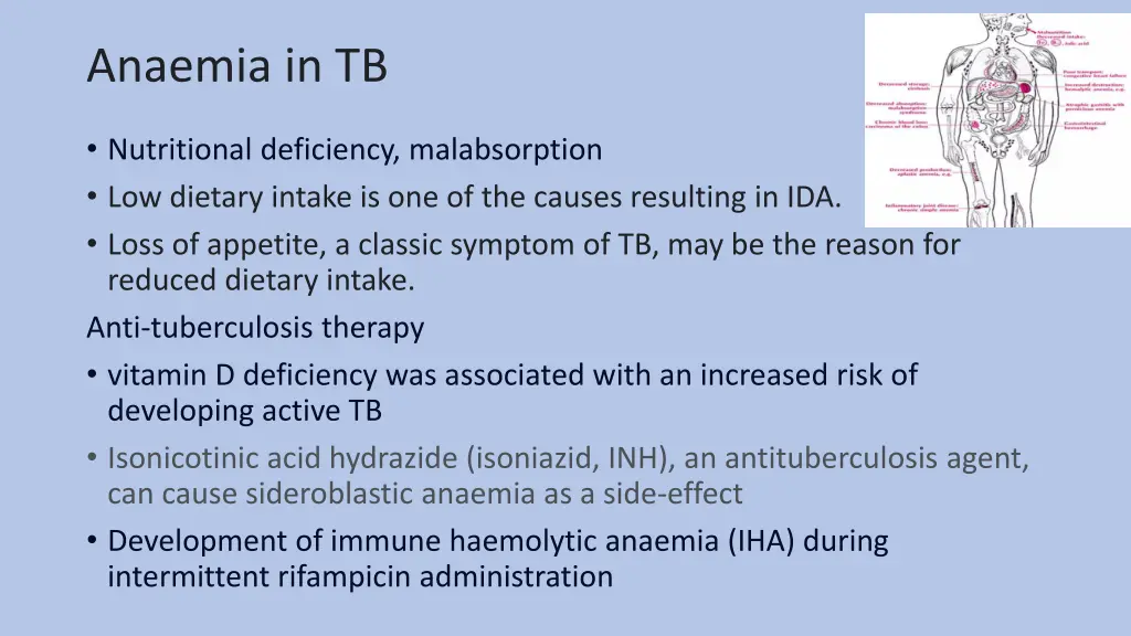 anaemia in tb