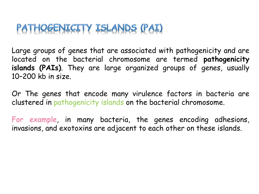 large groups of genes that are associated with