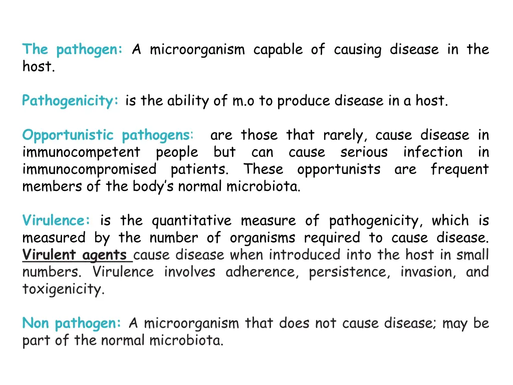 the pathogen a microorganism capable of causing