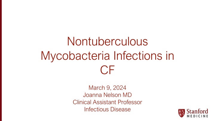 nontuberculous mycobacteria infections in cf