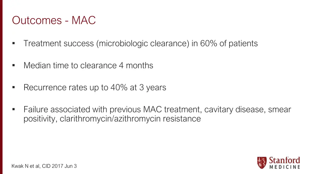 outcomes mac