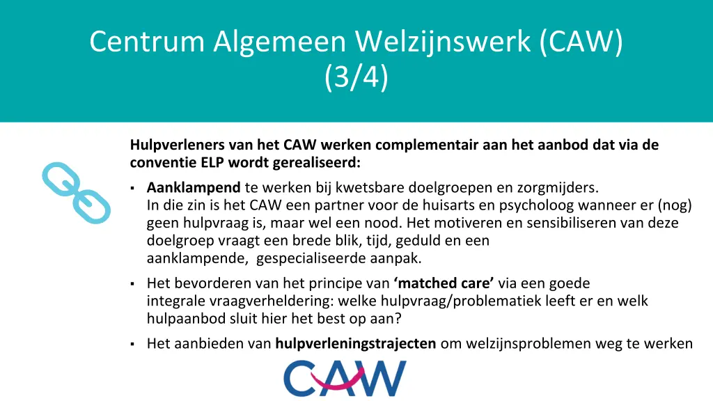 centrum algemeen welzijnswerk caw 3 4