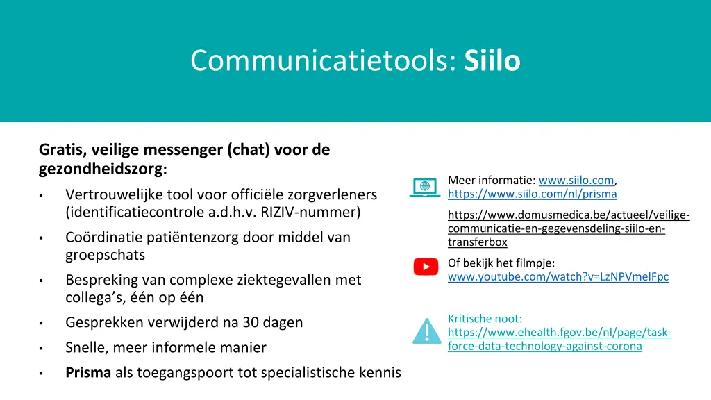 communicatietools siilo