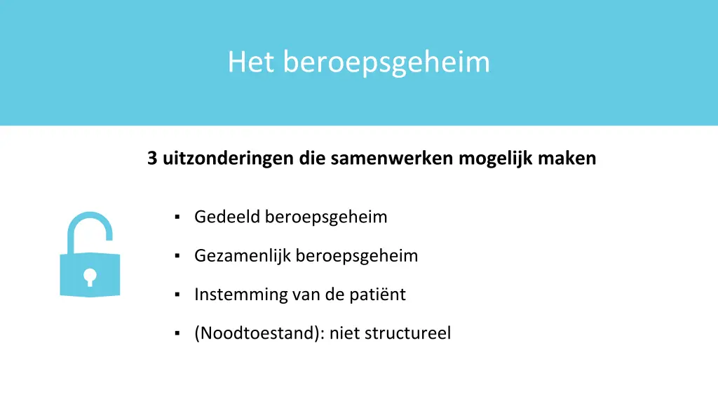 het beroepsgeheim 1