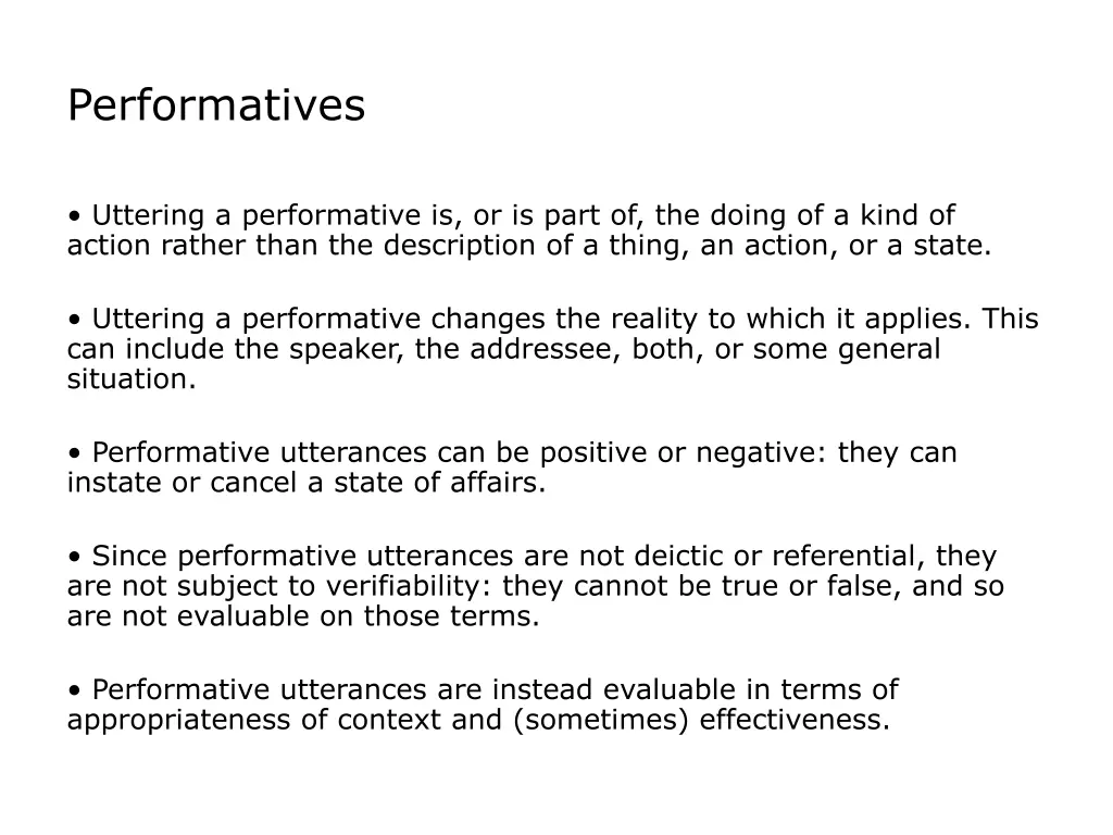 performatives 1