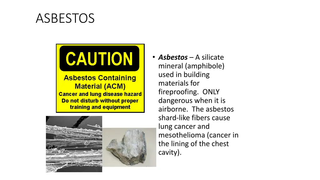 asbestos