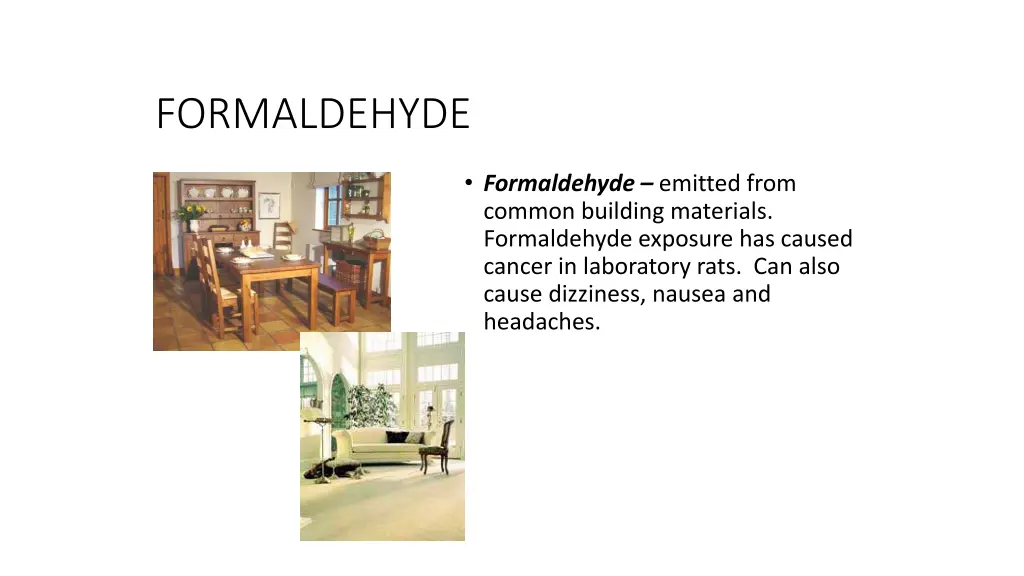 formaldehyde