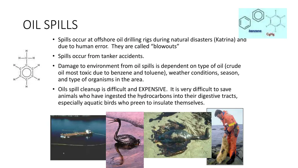 oil spills