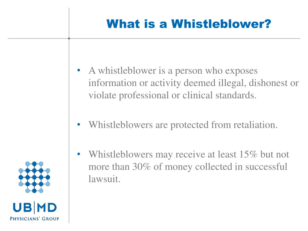 what is a whistleblower