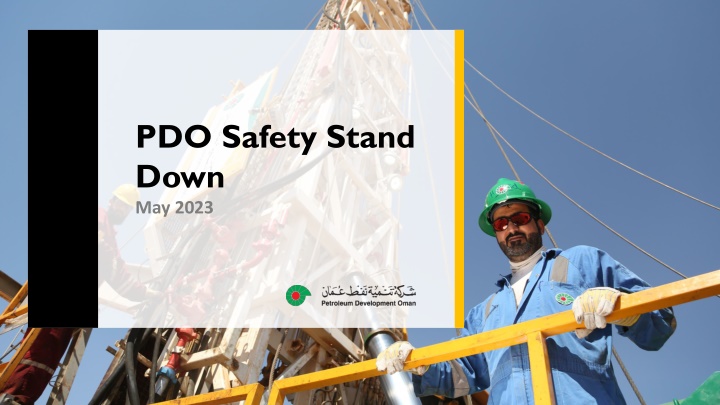 pdo safety stand down may 2023